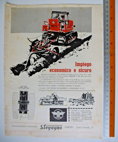 Pubblicità hanomag trattore - pubblicità,