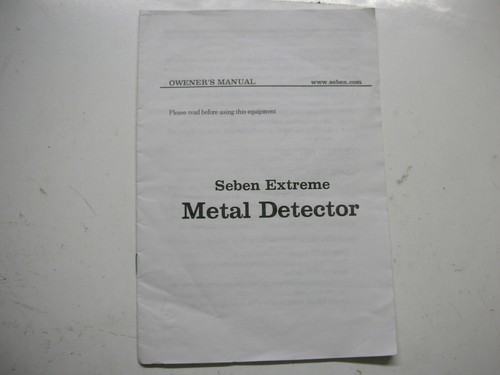Seben extreme metal detector - seben,