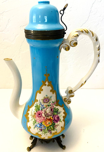 Vtg limoges peint - a, main