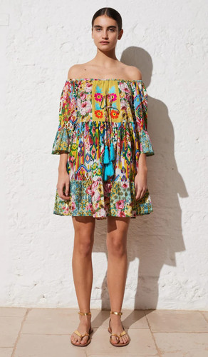 Mini abito boho off - , shoulder