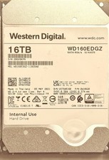 7200 RPM WDC 16 TB, SATA 3.2