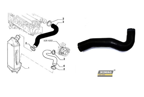 Tubo manicotto intercooler - tubo,