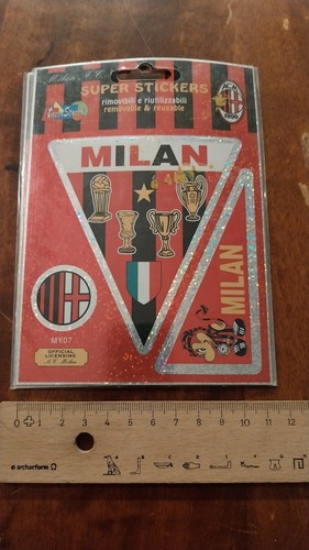 Adesivi milan calcio - adesivi, calcio,