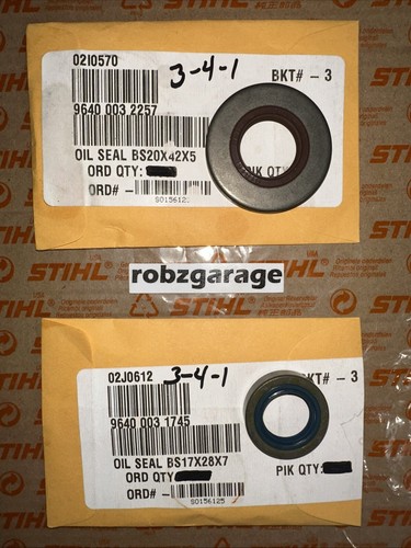 Set guarnizioni olio stihl - guarnizioni,