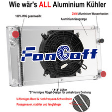 Radiatore 3 file per PORSCHE