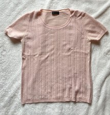 Maglia rosa cipria lavorata