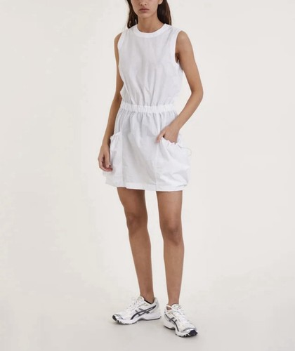 Moncler mini abito bianco - , con