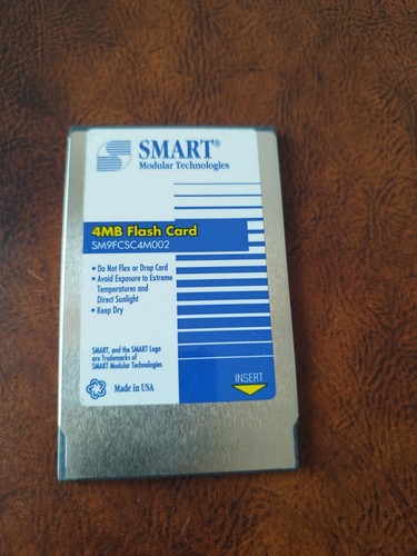Smart 4mb flash pcmcia - flash,