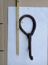 Antico Anello in ferro forgiato per Stalla Porta Portone (No Antica Pesiera Peso