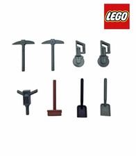 LEGO lotto 8x Mini Acessori Di Cantiere/giardinaggio per Minifigure Lego City