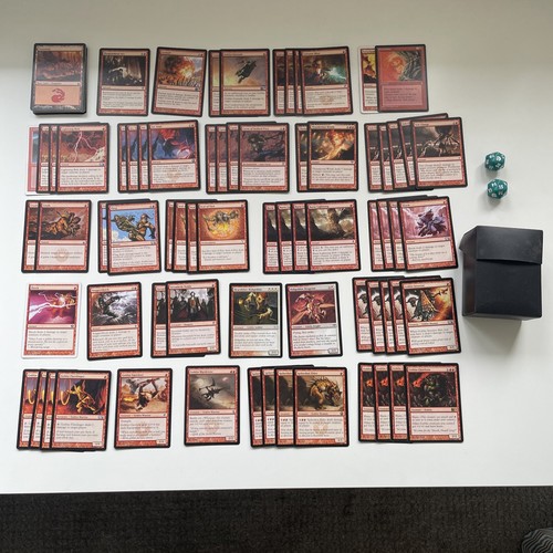 Mazzo mtg carte red - mazzo,