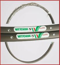 NOS COPPIA CERCHI TUBOLARI VITTORIA CG-PRO PRO 32H 420g BICICLETTA CORSA STRADA VINTAGE