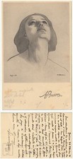 ILLUSTRATORE - PITTORE - GIOVANNI BUSSA - AUTOGRAFO ORIGINALE -92957-