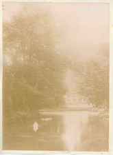 France, Parc de Brécourt  Vintage citrate print.  Tirage citrate  13x18  C