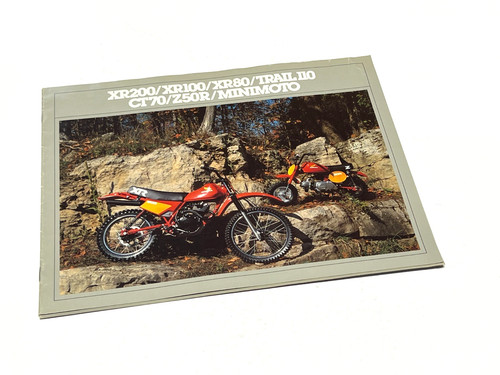 Brochure moto honda trail - moto,