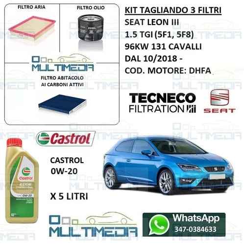 Kit tagliando filtri - filtri, olio