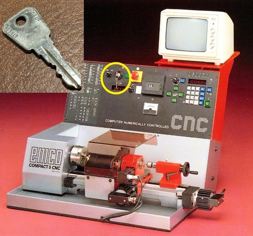 Emco compact 5cnc lathe - emco,