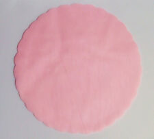 50pz velo di fata tulle rotondo confetti bomboniere diametro 24cm colore rosa