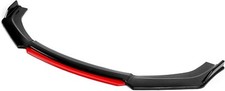 Spoiler Paraurti Anteriore Auto Splitter Regolabile Universale Robusto Nero