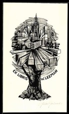 Exlibris W. Leeman, Stadt