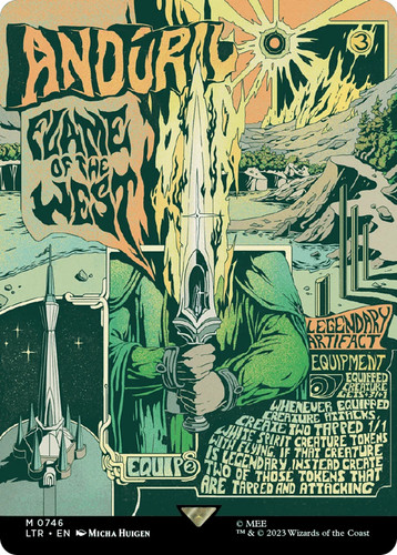 Mtg anduril flame the - anduril,, of