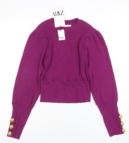 Maglione girocollo zara donna - girocollo,
