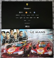 CARTE FERRARI 499P AF CORSE #50 #51 24 heures Le Mans 2024
