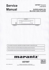 Manuale di servizio - Manuale di servizio per Marantz UD-7007 
