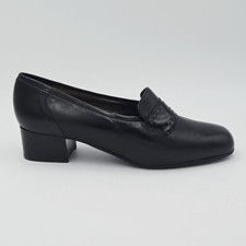 Scarpe donna Confort Tg 41 Decollete Nero Pelle 51LC