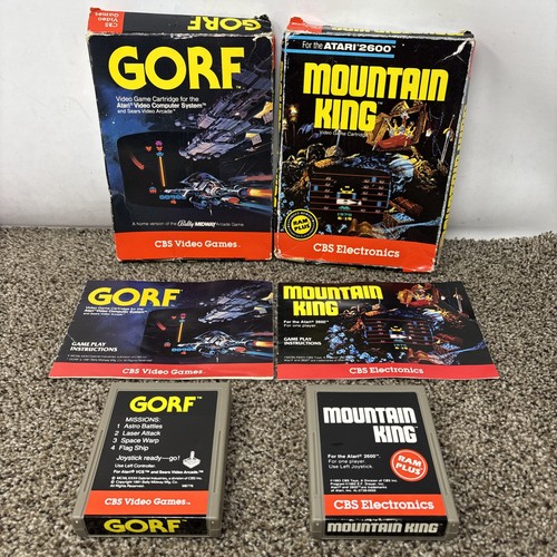 Atari 2600 mountain king - 2600, and