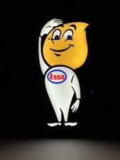 Insegna esso luminosa light - insegna, 3d