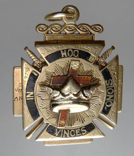 Medaglia massonica oro - in,