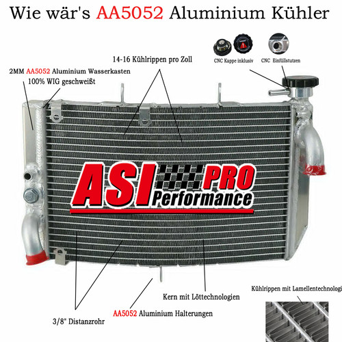 Radiatore racing alluminio per
