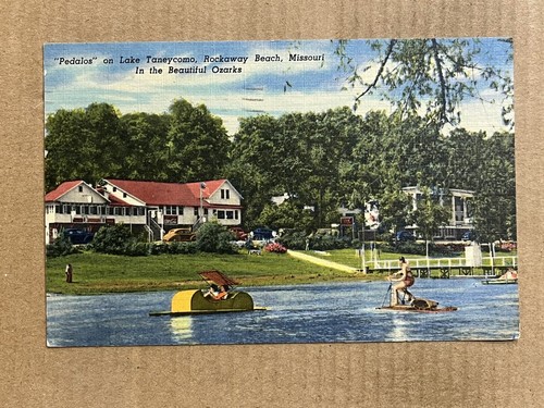 Cartolina rockaway beach - cartolina, mo