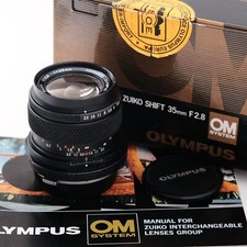 scatola - Olympus OM ZUIKO SHIFT 35mm F/2.8 - obiettivo made in Japan
