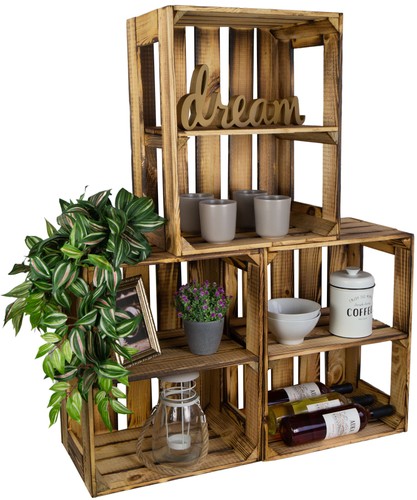 Set scaffali scatola in - set,