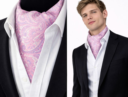 Cravatta uomo rosa - ,