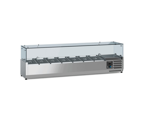 Vetrina appoggio 7x1 4gn - appoggio, 7x1/4gn