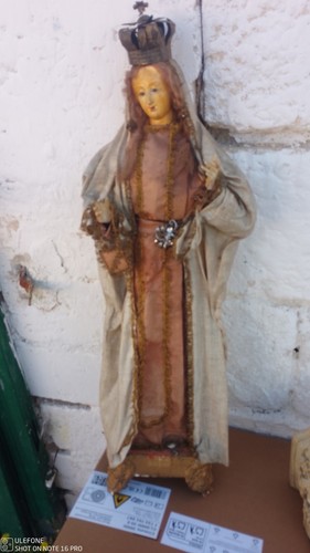 Antico santo madonna con - antico,