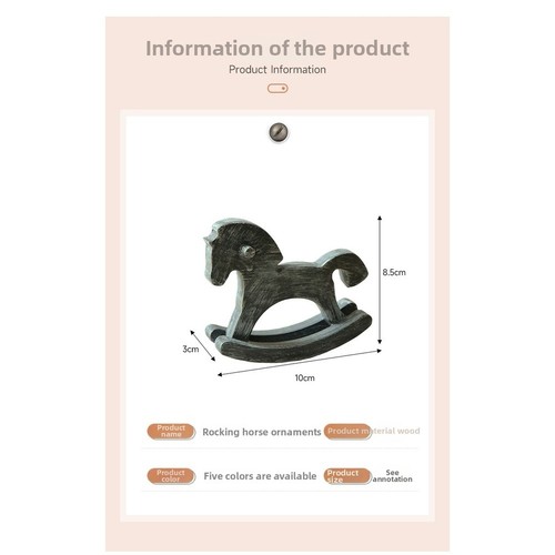 Piccolo cavallo dondolo in - cavallo,