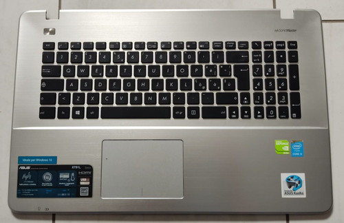 Scocca touchpad tastiera - scocca, +