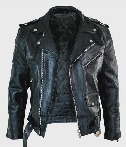 Giacca uomo nera - nera, pelle