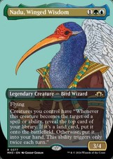 MTG NADU, WINGED WISDOM 377 EXC - NADU, SAGGEZZA ALATA - MH3 X EN - MAGIC