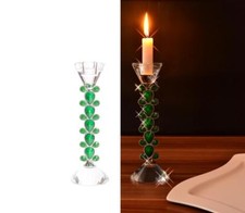 2x Cristallo Portacandela Set