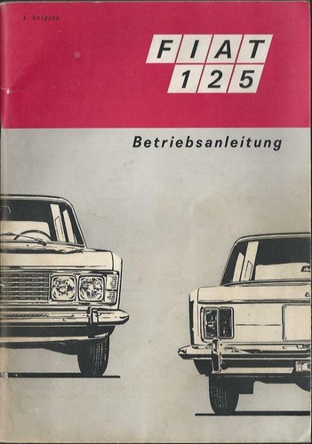 Fiat 125 manuale - fiat,