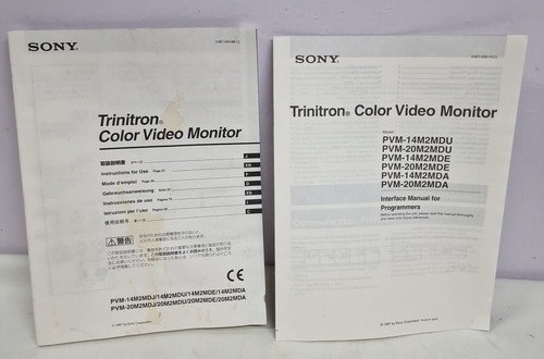 Sony trinitron pvm 14m2md - sony, pvm-14m2md
