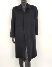 Loro Piana cappotto monopetto uomo cashmere blu tg.48 Vintage Cachemire -XXX