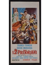 locandina I 2 PRETORIANI franco franchi ciccio ingrassia orfei mondaini bram B39