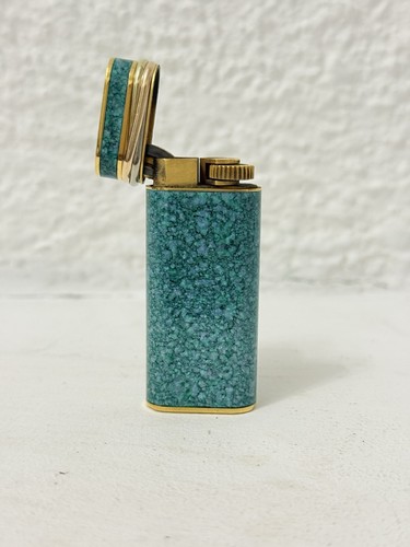 Briquet cartier vintage vert - cartier,