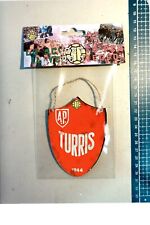 scudetto gagliardetto legno calcio squadra calciatori sport turris torre greco